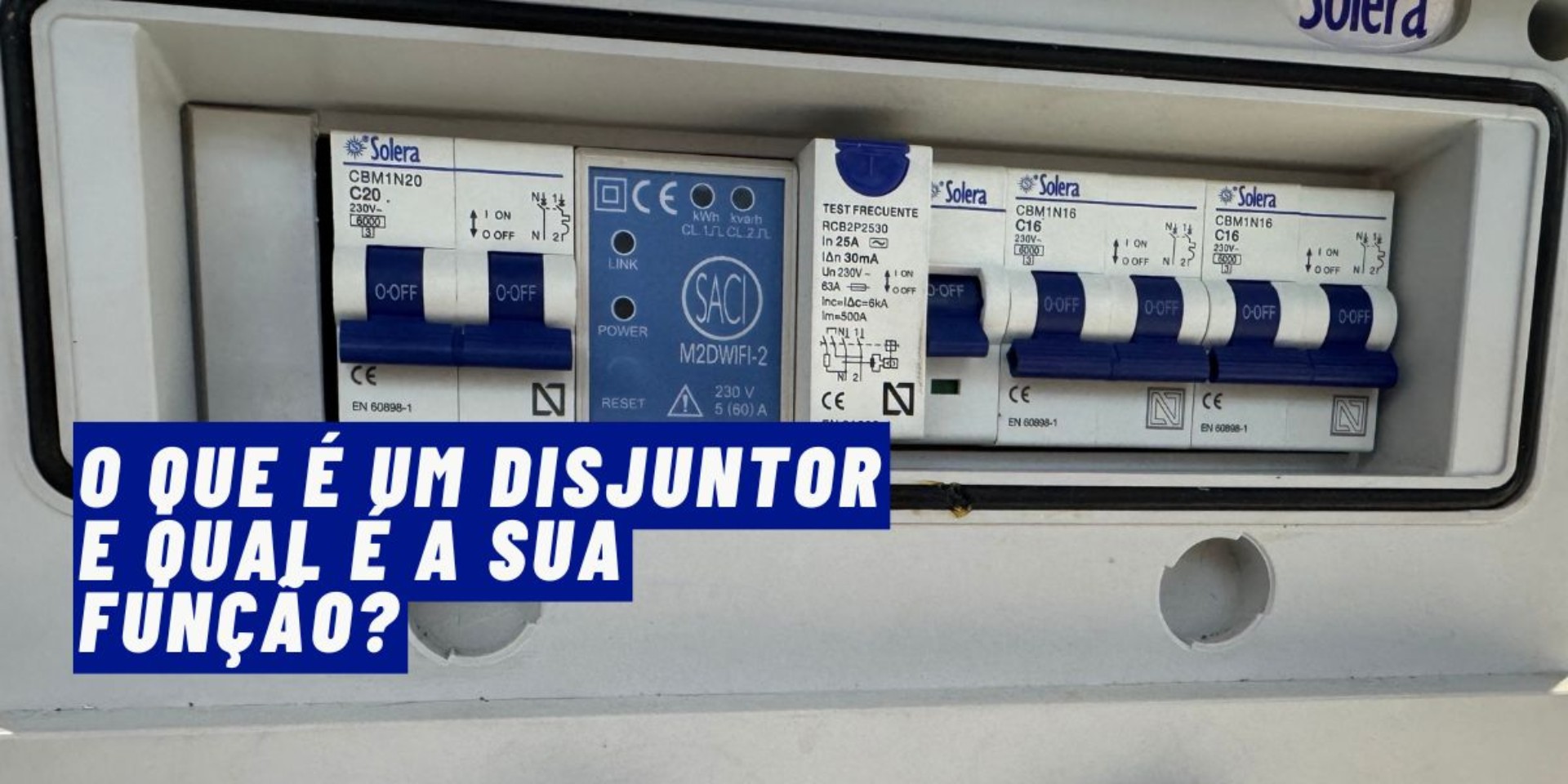 Função e tipos de disjuntores | Solera
